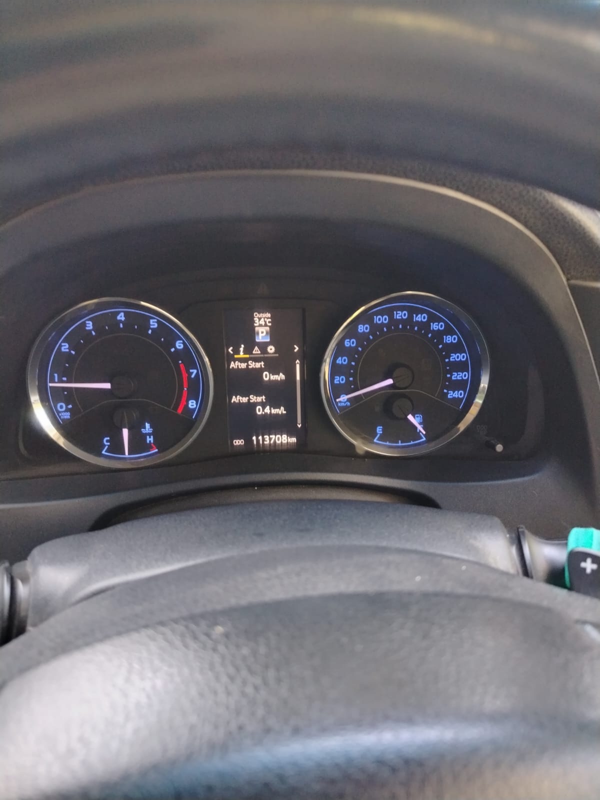 Toyota Corolla Grande X CVT-i 1.8 Black Interior 2018